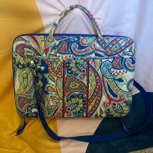 Vera Bradley - Marina Paisley Hard-Shell Cloth Laptop Bag